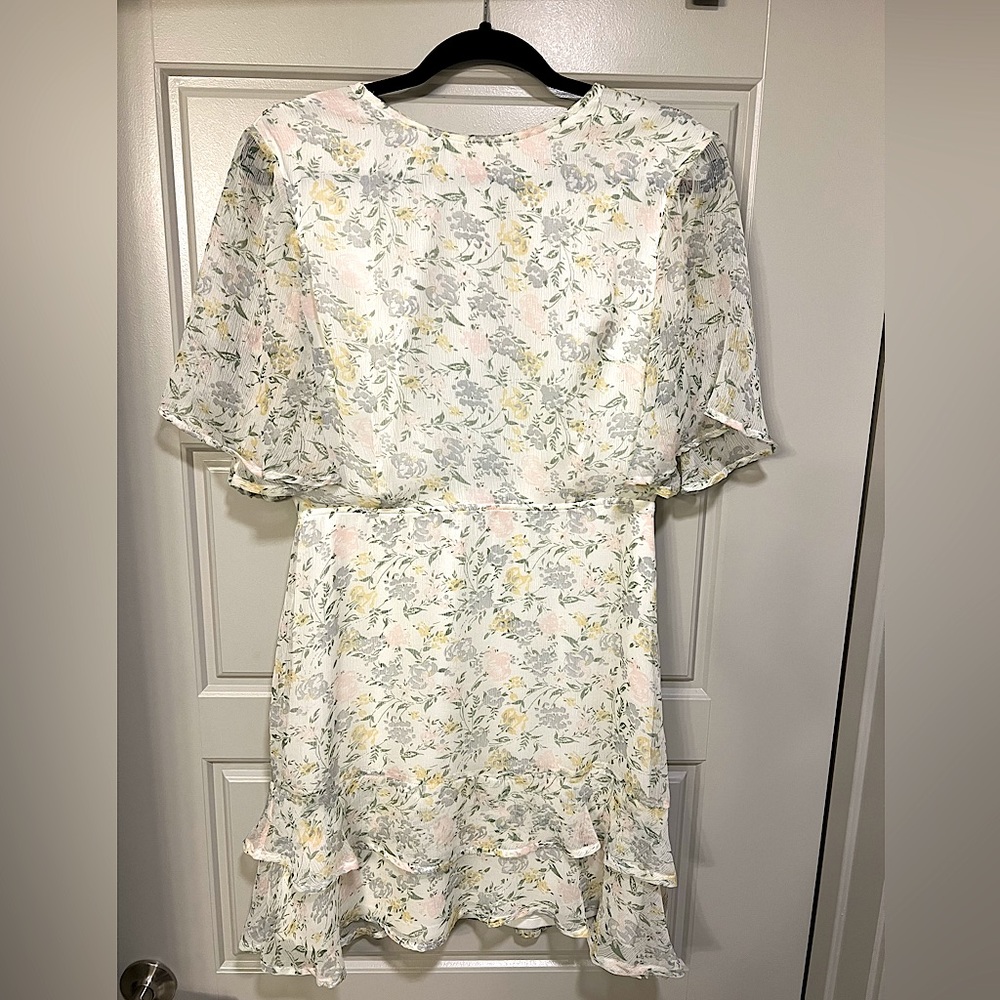 Fashion Union Tall Floral Tea Dress - Size 8
